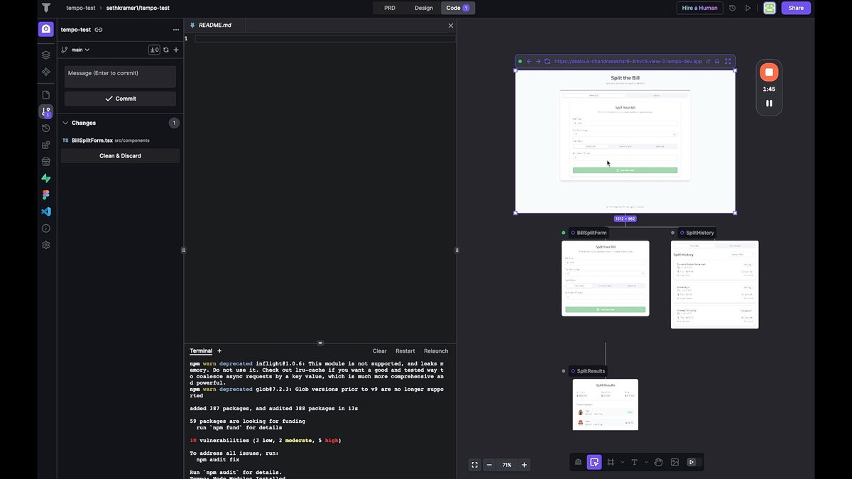 Commit changes to Github