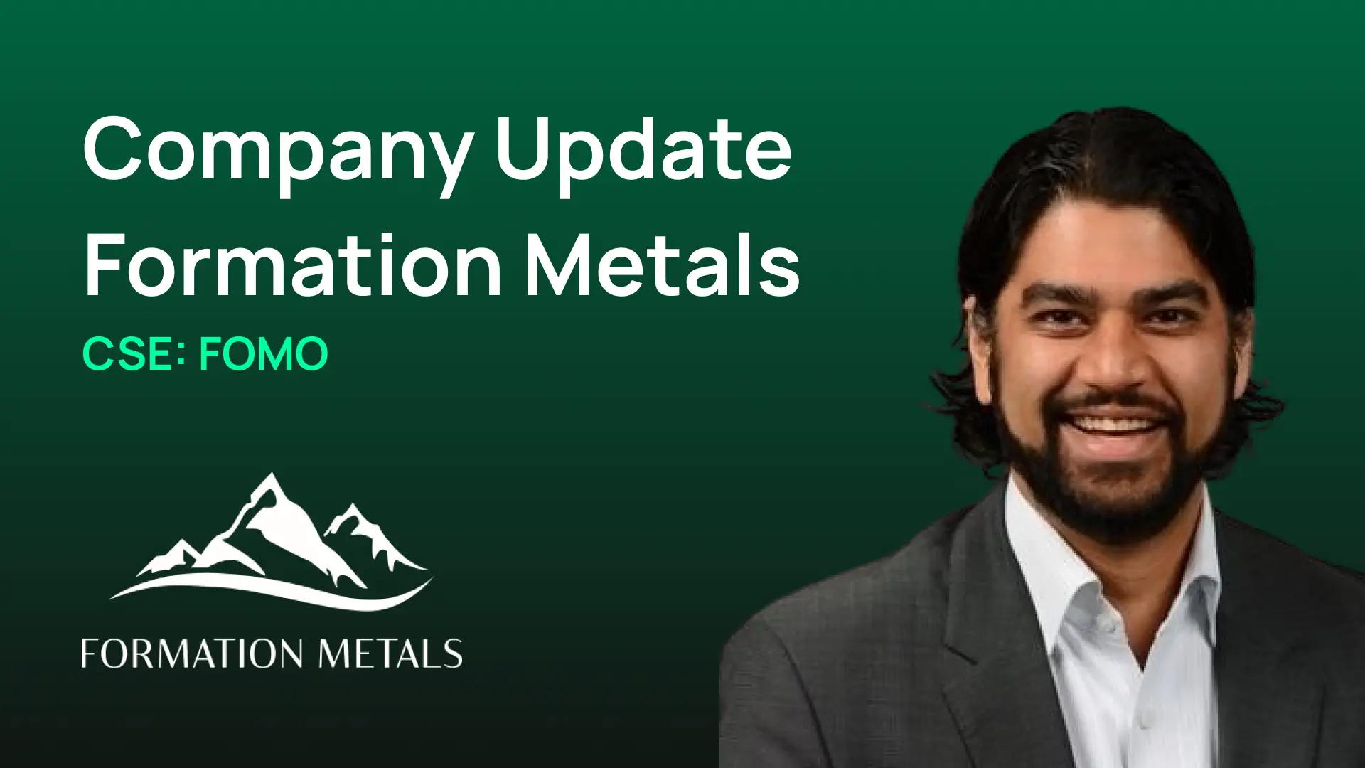 Webinar mit Formation Metals (TSXV: FOMO) – Update zum N2 Goldprojekt
