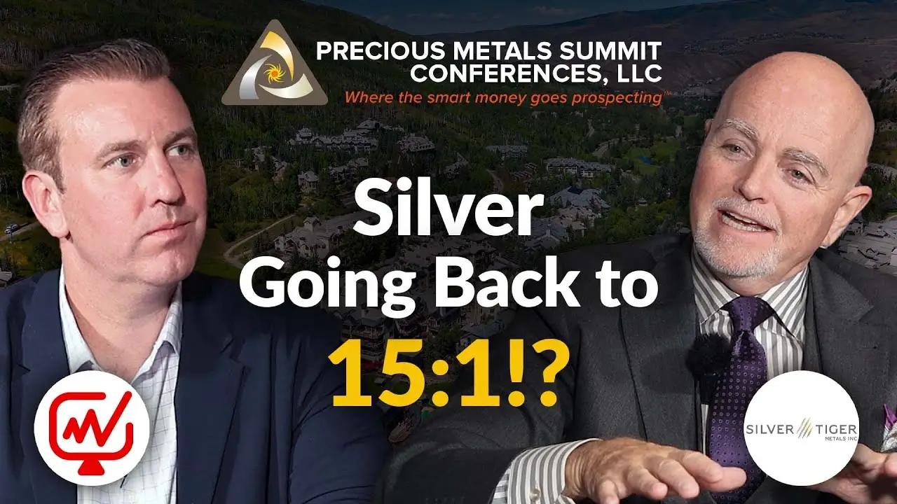 Silber immer noch bei 90:1. Was passiert, wenn es wieder auf 15:1 zurückfällt? | Glenn Jessome CEO Silver Tiger Metals