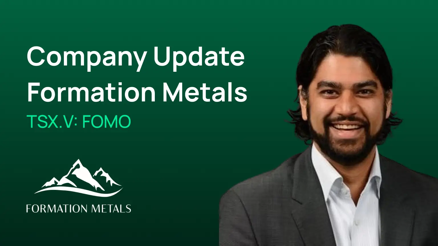 Webinar mit Formation Metals (TSXV: FOMO) – Update zum N2 Goldprojekt