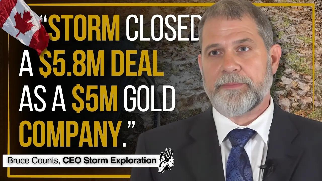 Wie konnte ein Gold-Explorationsunternehmen mit einem Marktwert von 5 Mio. CAD einen Deal im Wert von 5,8 Mio. CAD abschließen? | Interview mit dem CEO von Storm Exploration