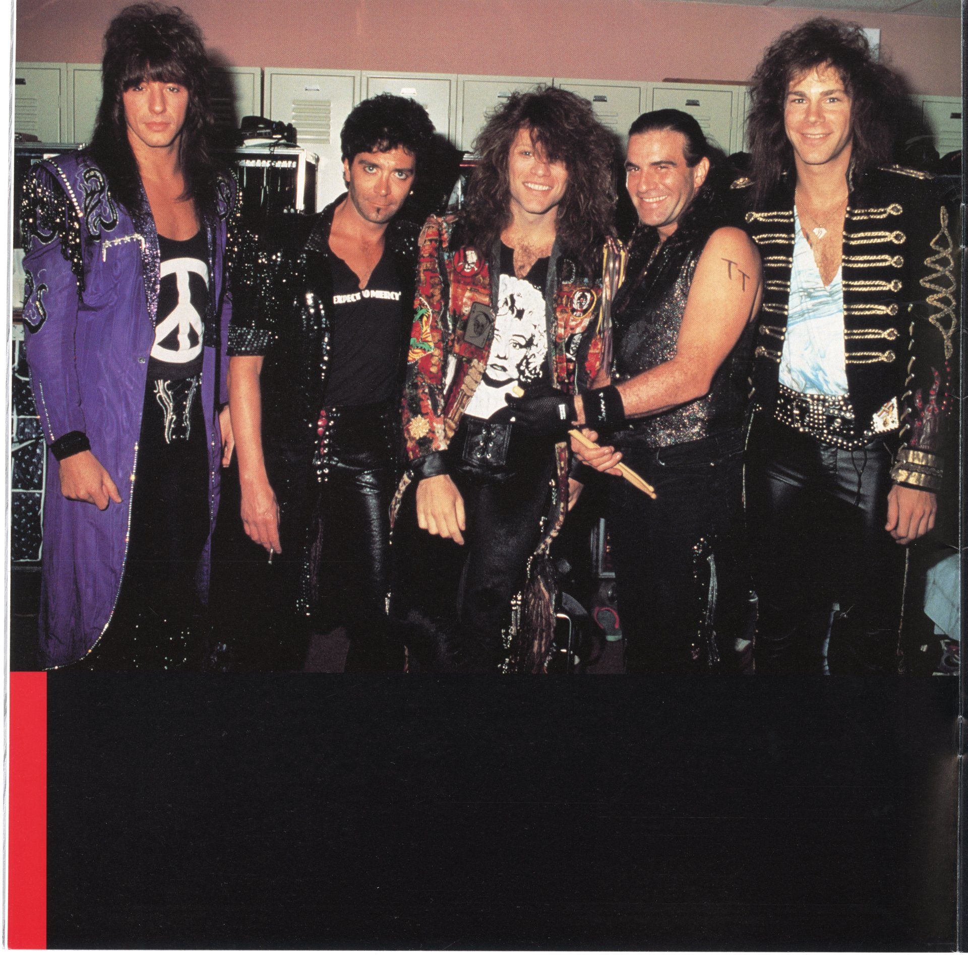 超希少 当時物 BONJOVI ファイナルカウントダウン 90-91 ライダース 超