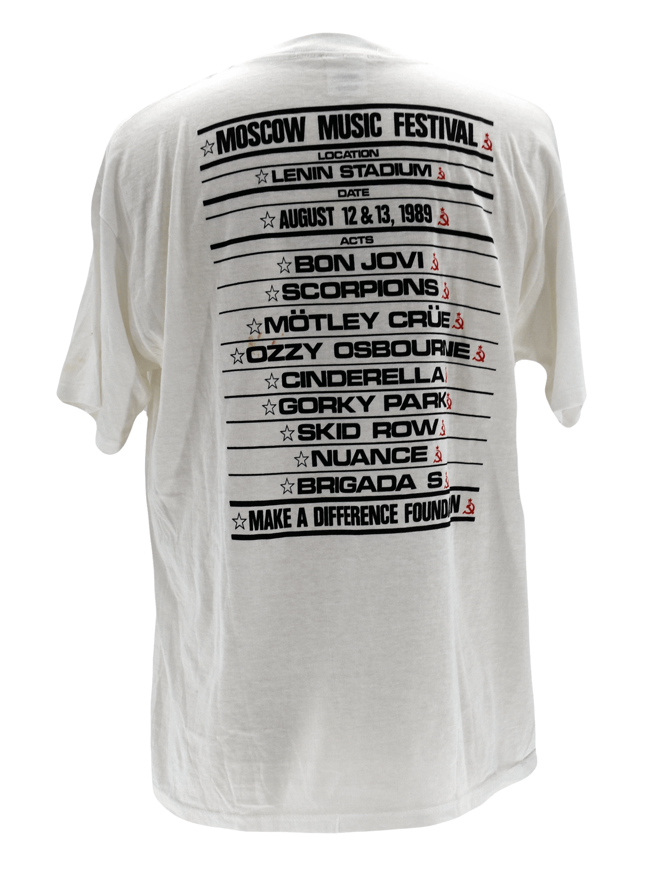 Jon's Moscow Festival T-Shirt​ | Backstage with Bon Jovi