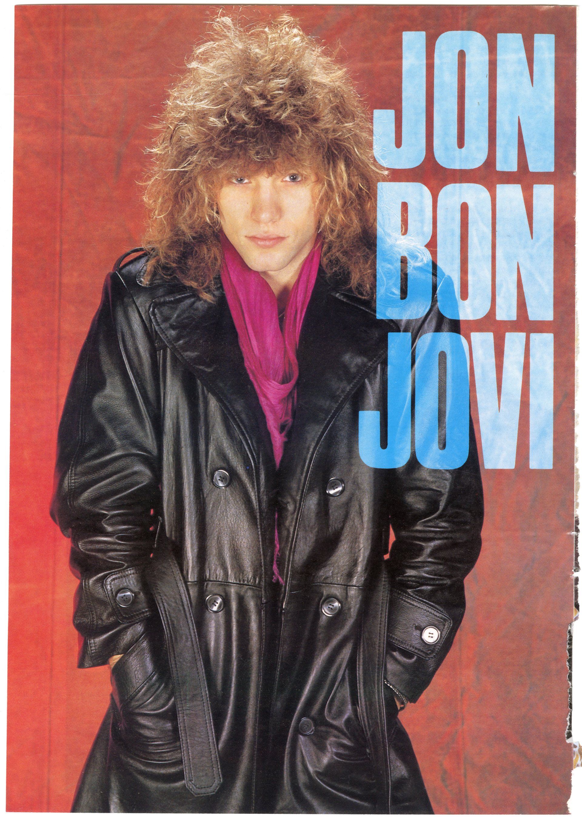 Jon Leather Trench Coat Poster | Backstage with Bon Jovi