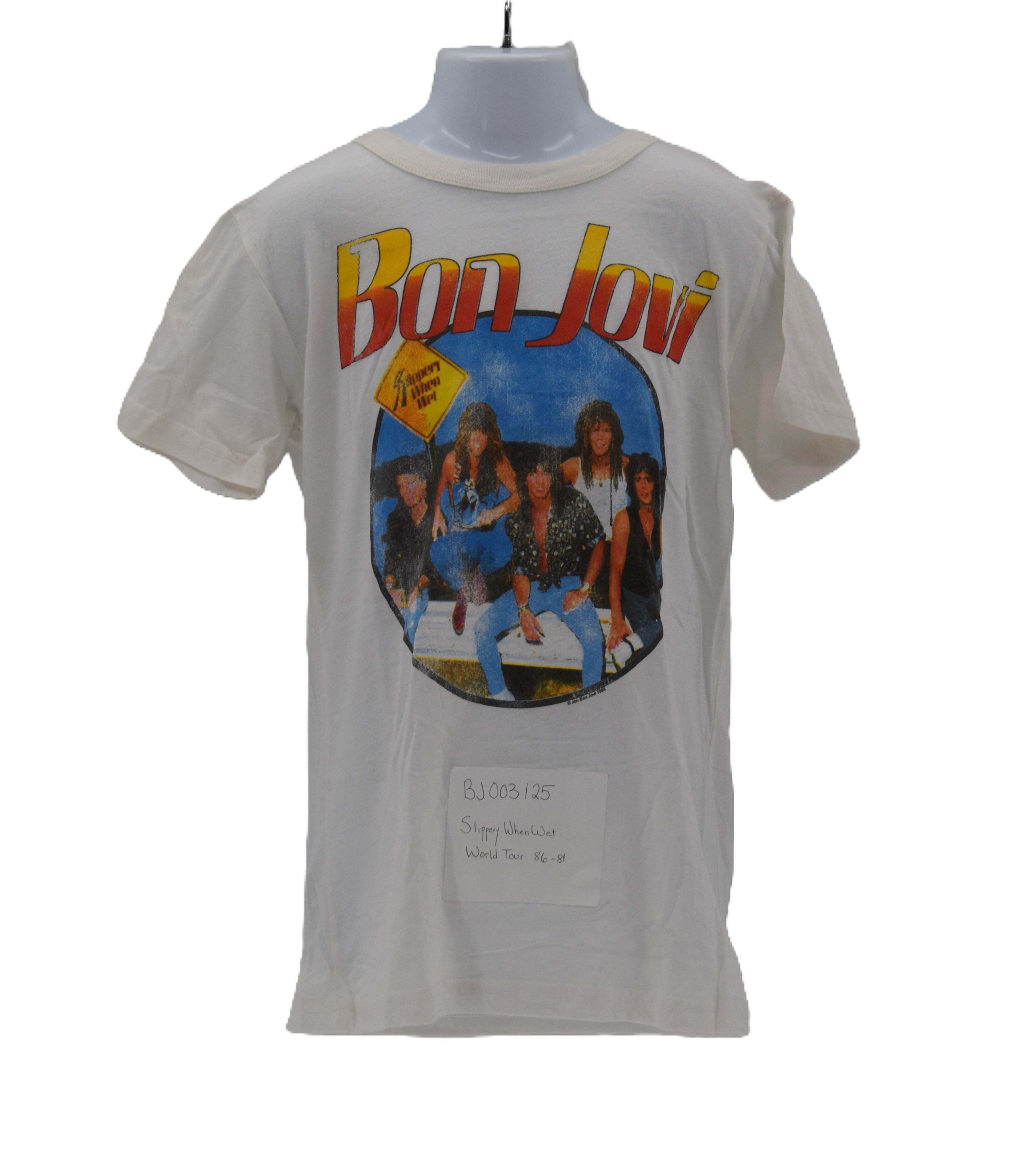 Slippery When Wet 86-87 World Tour T-Shirt | Backstage with Slippery When Wet 86-87 World Tour T-Shirt | Backstage with