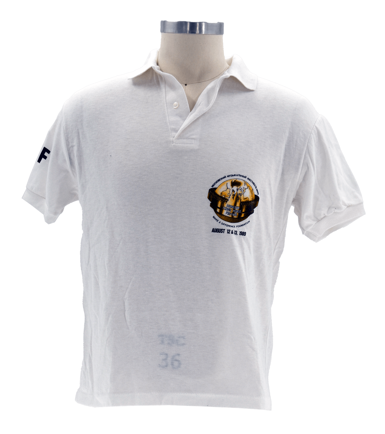 Moscow Music Peace Festival Polo Shirt | Backstage with Bon Jovi