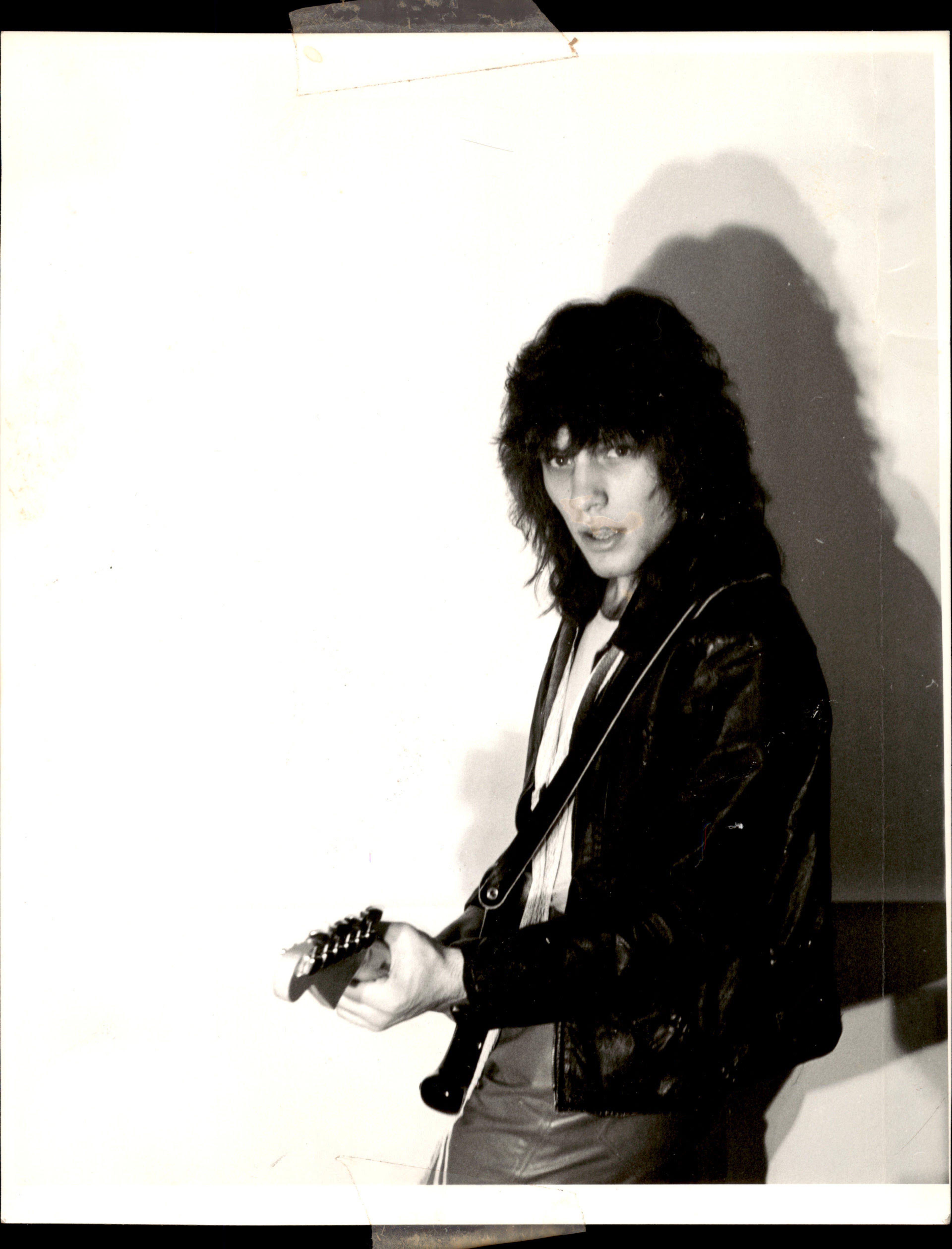 Jon Bon Jovi Holding Guitar | Backstage with Bon Jovi