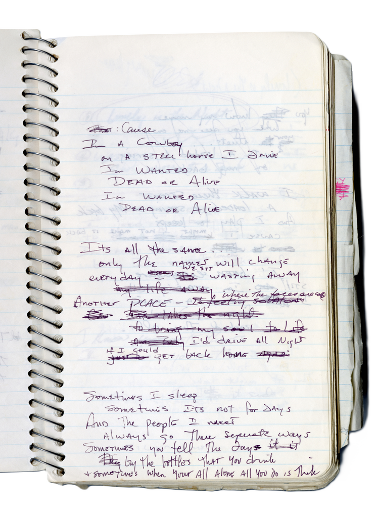 "Wanted Dead Or Alive" Lyrics Backstage with Bon Jovi