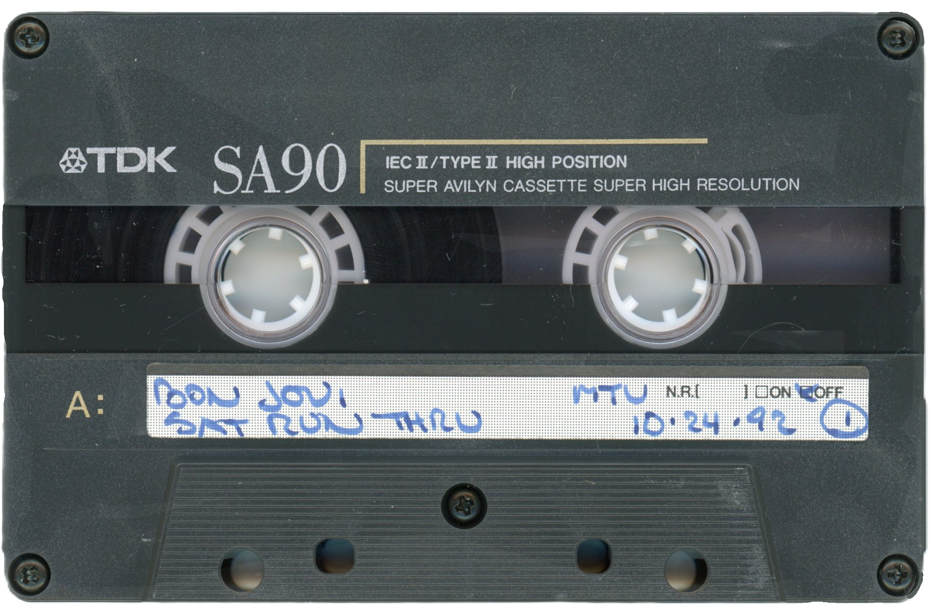 Cassette Tape: Milton Keynes Bowl - August 1989 | Backstage