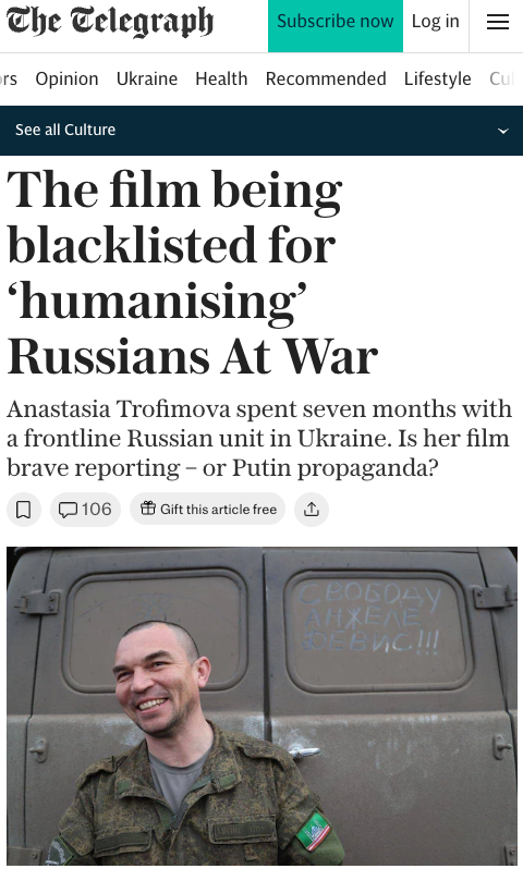 The Telegraph, Russians at War