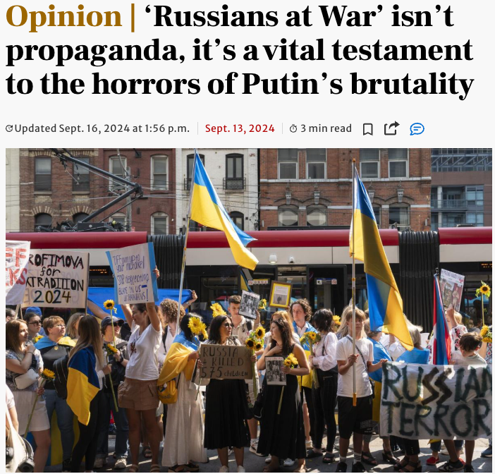 Russians at War, Toronto International Film Festival