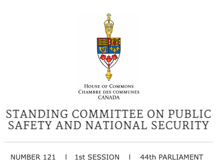 Ms. Alexandra Chyczij (President, Ukrainian Canadian Congress), Russians at War, Welcome to meeting 121 of the House of Commons Standing Committee on Public Safety and National Security.