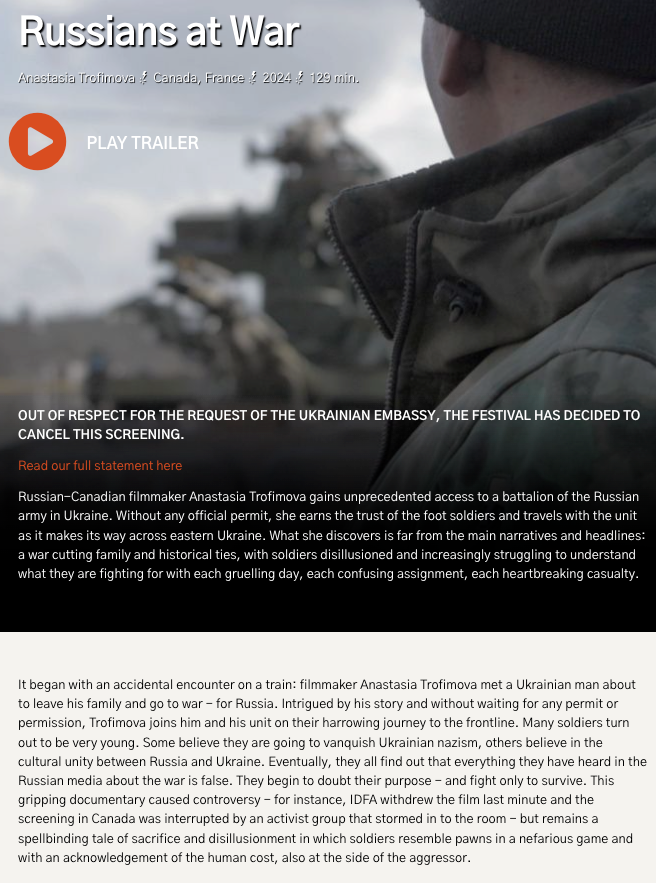 Docville, Russians at War