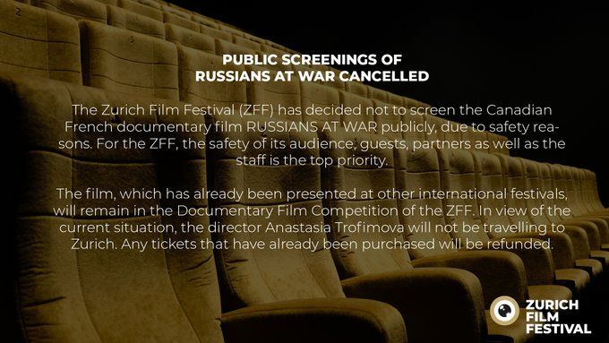 Zurich Film Festival, Russians at War
