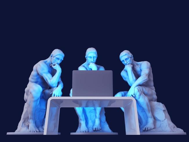 Three Thinking Men