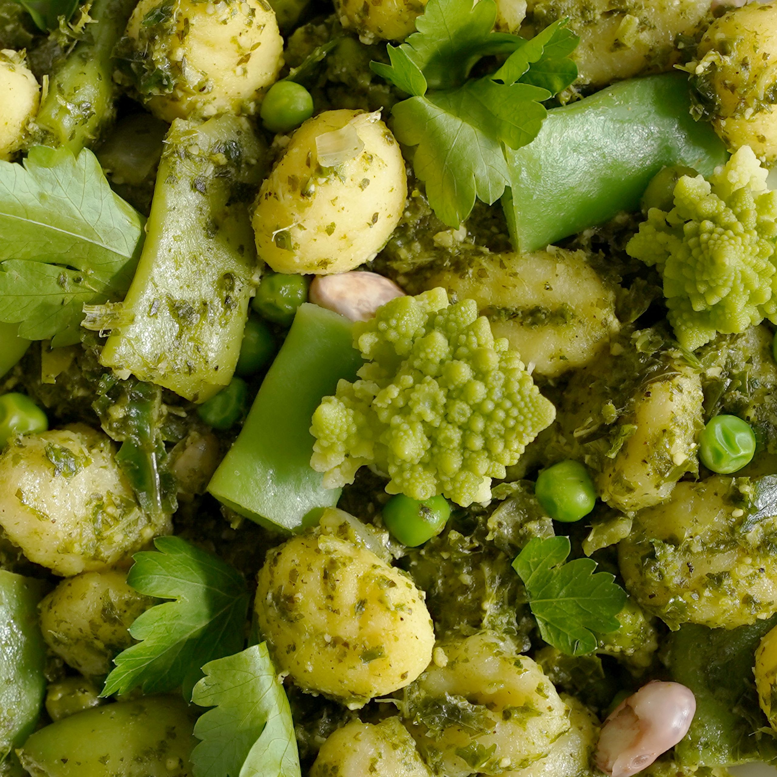 Green Pesto Gnocchi