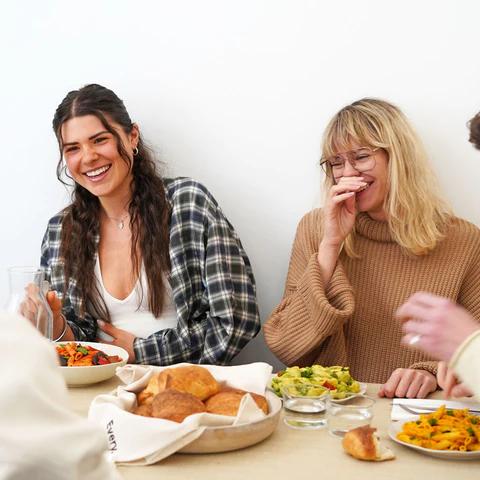 women eating