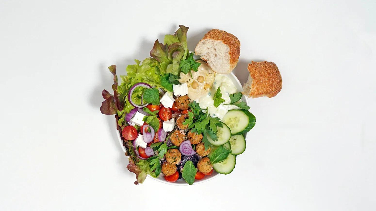 Naked Falafel Summer Salad