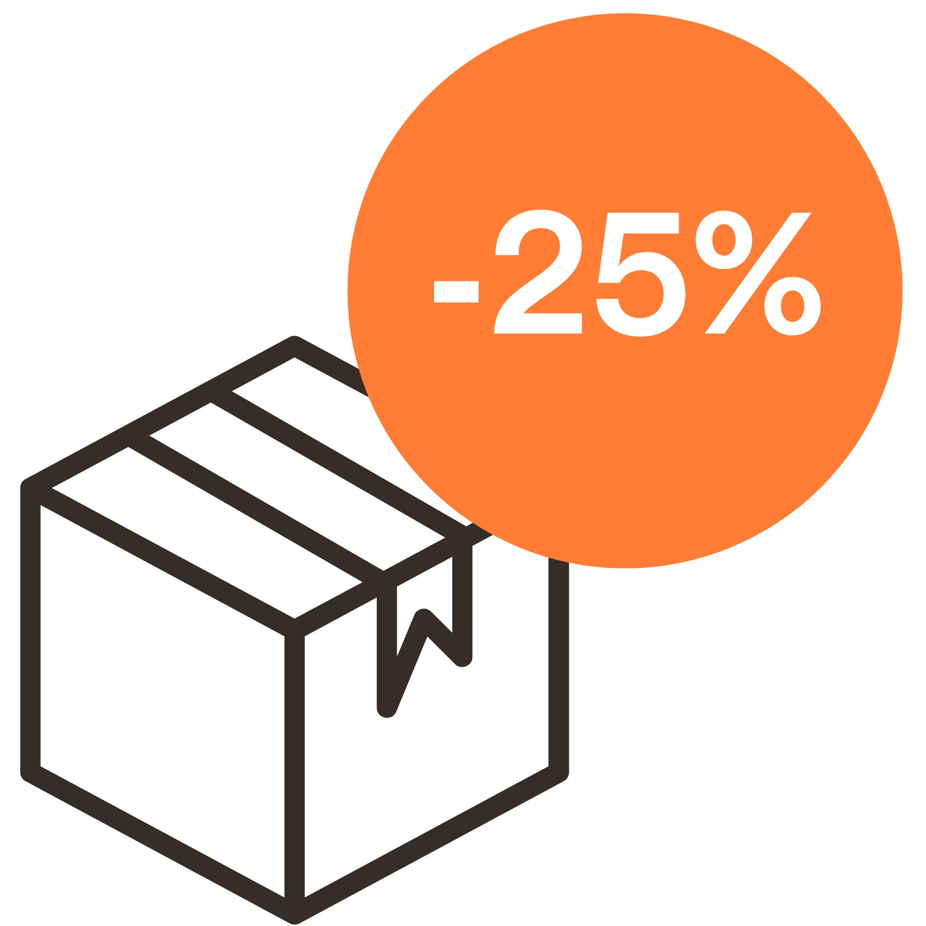 25% on your first order