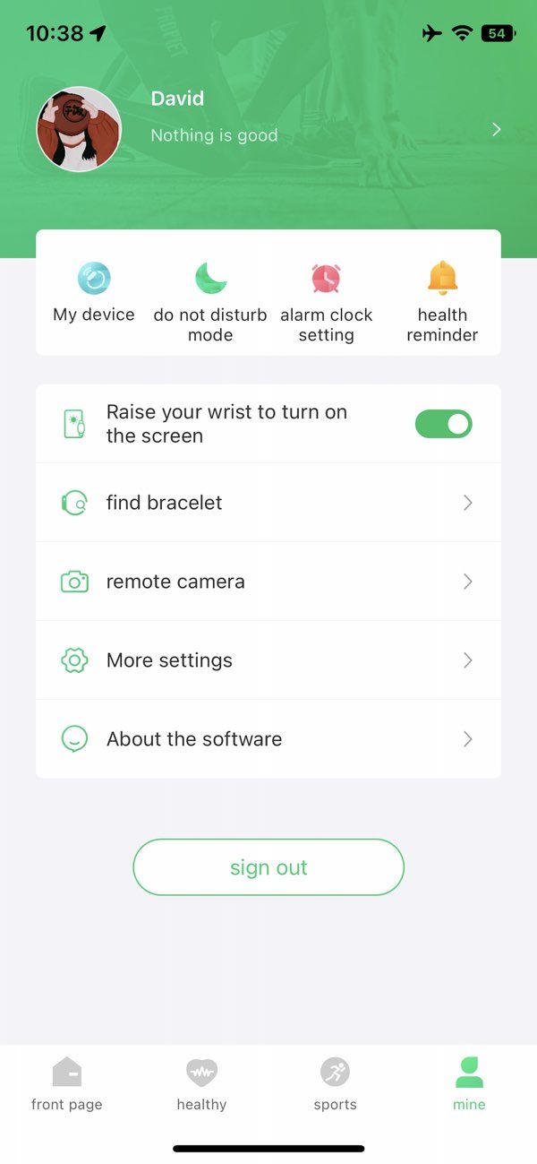 Fere fit app screenshot 3 — smartwatch health tracking and management
