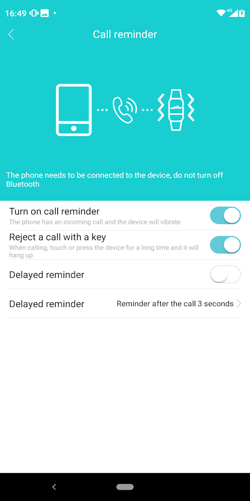 Tefiti app screenshot 3 — health tracking and smartwatch management