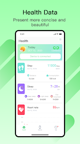 Matuo Fit app screenshot 1 — smartwatch fitness tracking and health monitoring