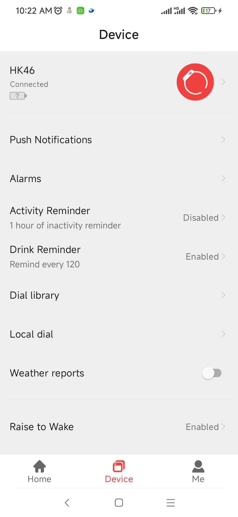 SM HEALTH PRO app screenshot 3 — Swiss Military DOM2 smartwatch health tracking interface