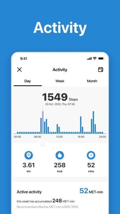 HerobandⅢ app screenshot 2 — Hero Band III health tracking and fitness management