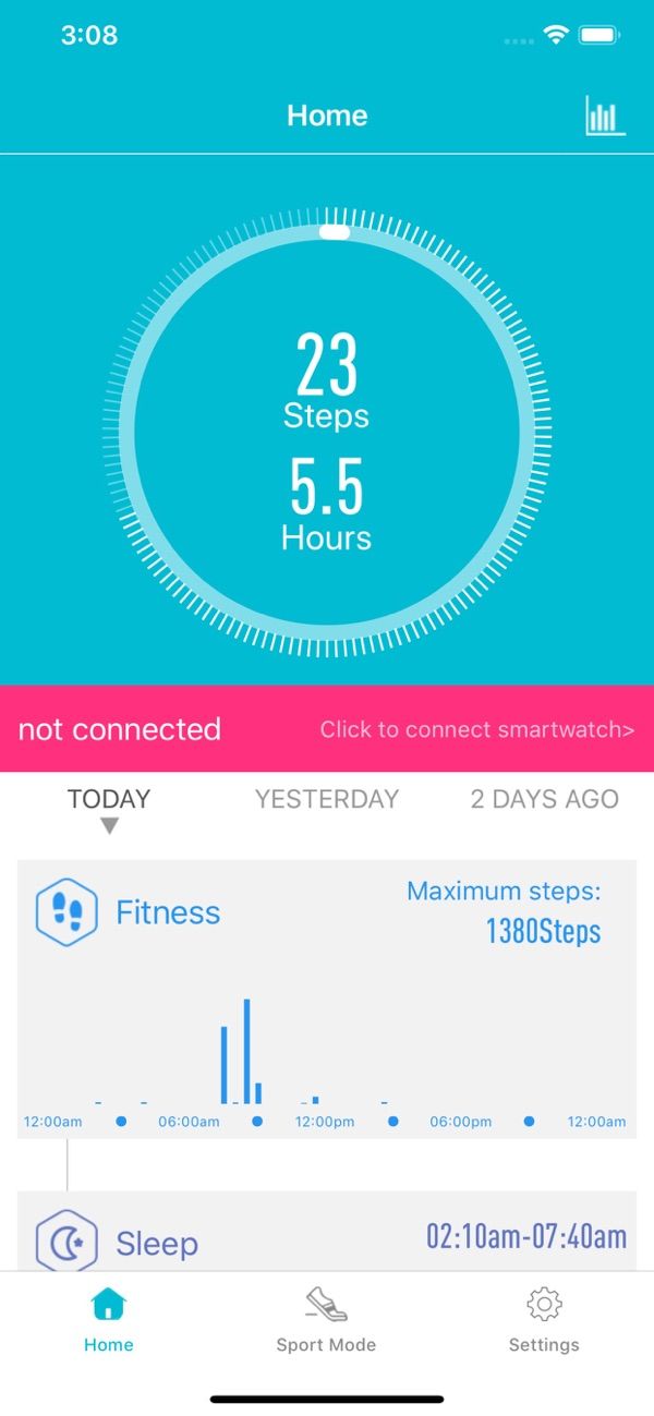 H Band app screenshot 1