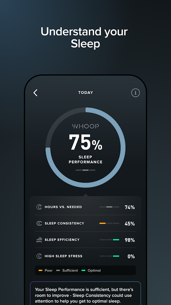 WHOOP app screenshot 2