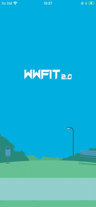 WWFIT2.0 app screenshot 1 — health tracking and WWFIT Band management
