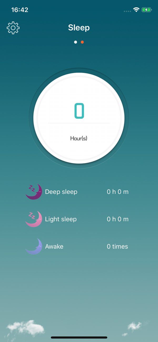 DayDay Band app screenshot 3 — smart bracelet health tracking and fitness monitoring