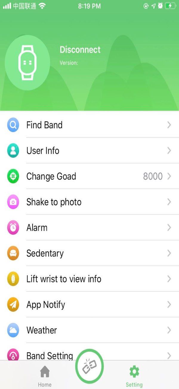 ProFit Band app screenshot 3 — fitness band health tracking and management