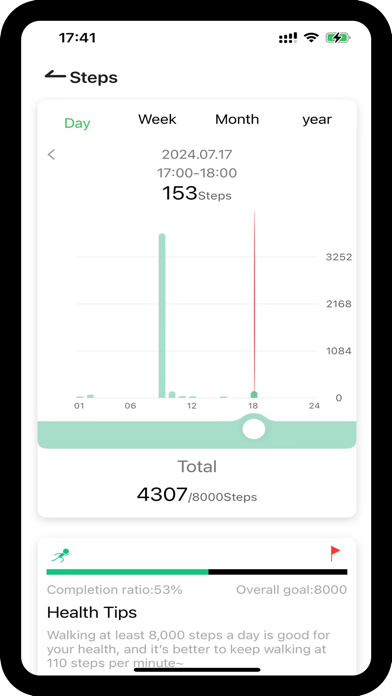 GaoFit app screenshot 2 — smartwatch health tracking and fitness monitoring