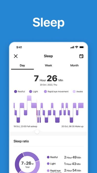 HerobandⅢ app screenshot 3 — Hero Band III health tracking and fitness management