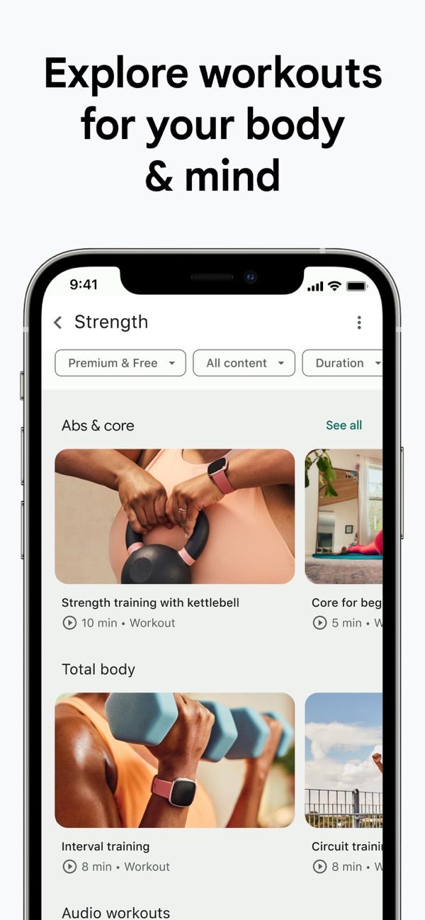 Fitbit app screenshot 3