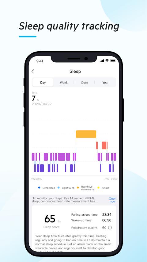 BIGGERFIVE app screenshot 3 — kids smartwatch health tracking and fitness monitoring