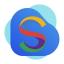 SIMSONAIR app logo — Bluetooth smartwatch companion app for health and fitness tracking