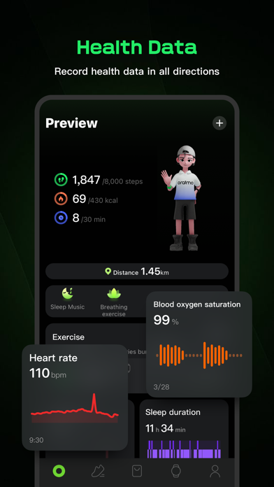 oraimo health app screenshot 1