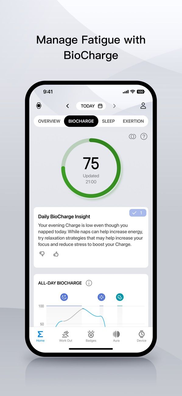 Zepp app screenshot 3 — health and fitness tracking