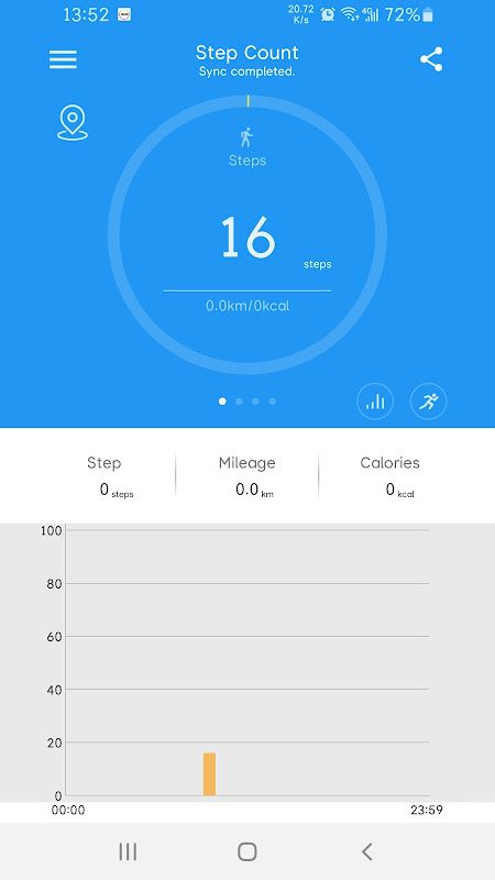 iband app screenshot 2 — smartwatch health tracking and fitness monitoring