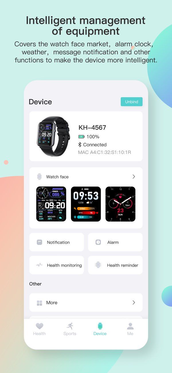 Keep Health app screenshot 3 — smartwatch health tracking and management