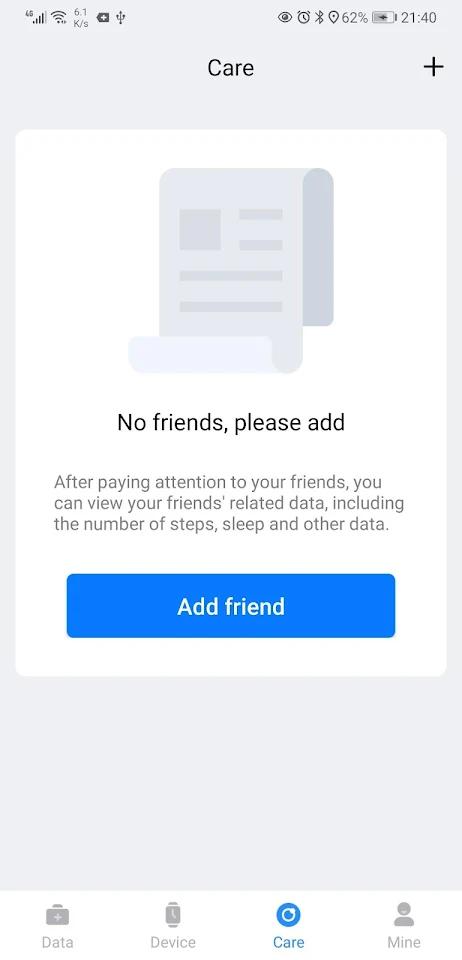 FFit app screenshot 3 — smartwatch health tracking and fitness monitoring