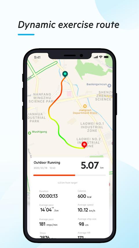 BIGGERFIVE app screenshot 2 — kids smartwatch health tracking and fitness monitoring