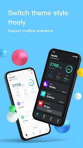 MasWear app screenshot 2 — smartwatch health tracking and fitness monitoring