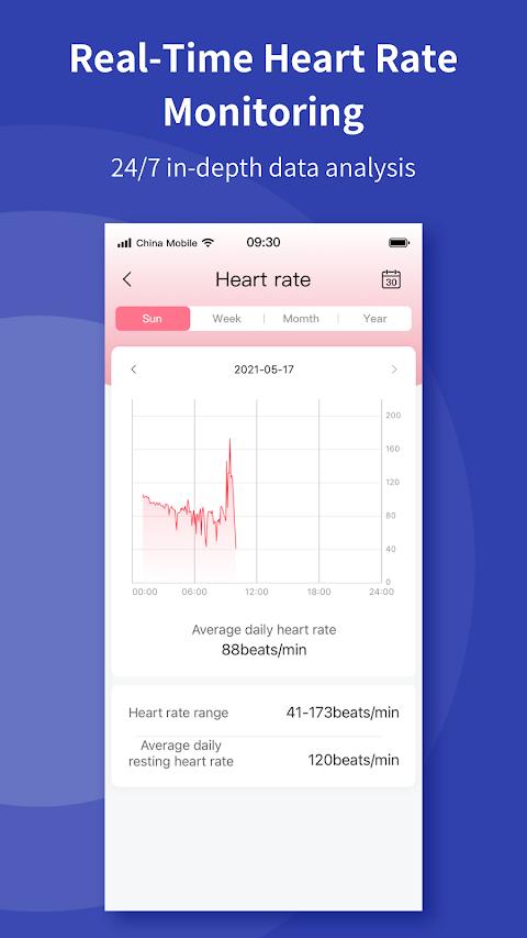HaloFit app screenshot 1 — smartwatch health tracking and fitness monitoring