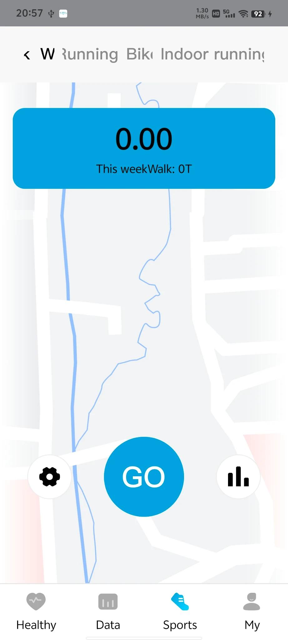 Viwa Fit app screenshot 3 — smartwatch health tracking interface