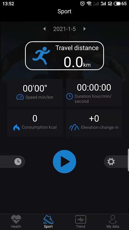 Lefun Wear app screenshot 3 — smartwatch health tracking