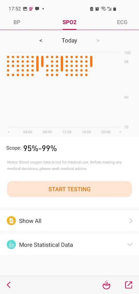 DeepFit app screenshot 3 — smartwatch health tracking and fitness monitoring