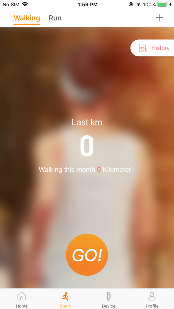 Smart Wristband 3 app screenshot 2 — fitness tracking dashboard and health data